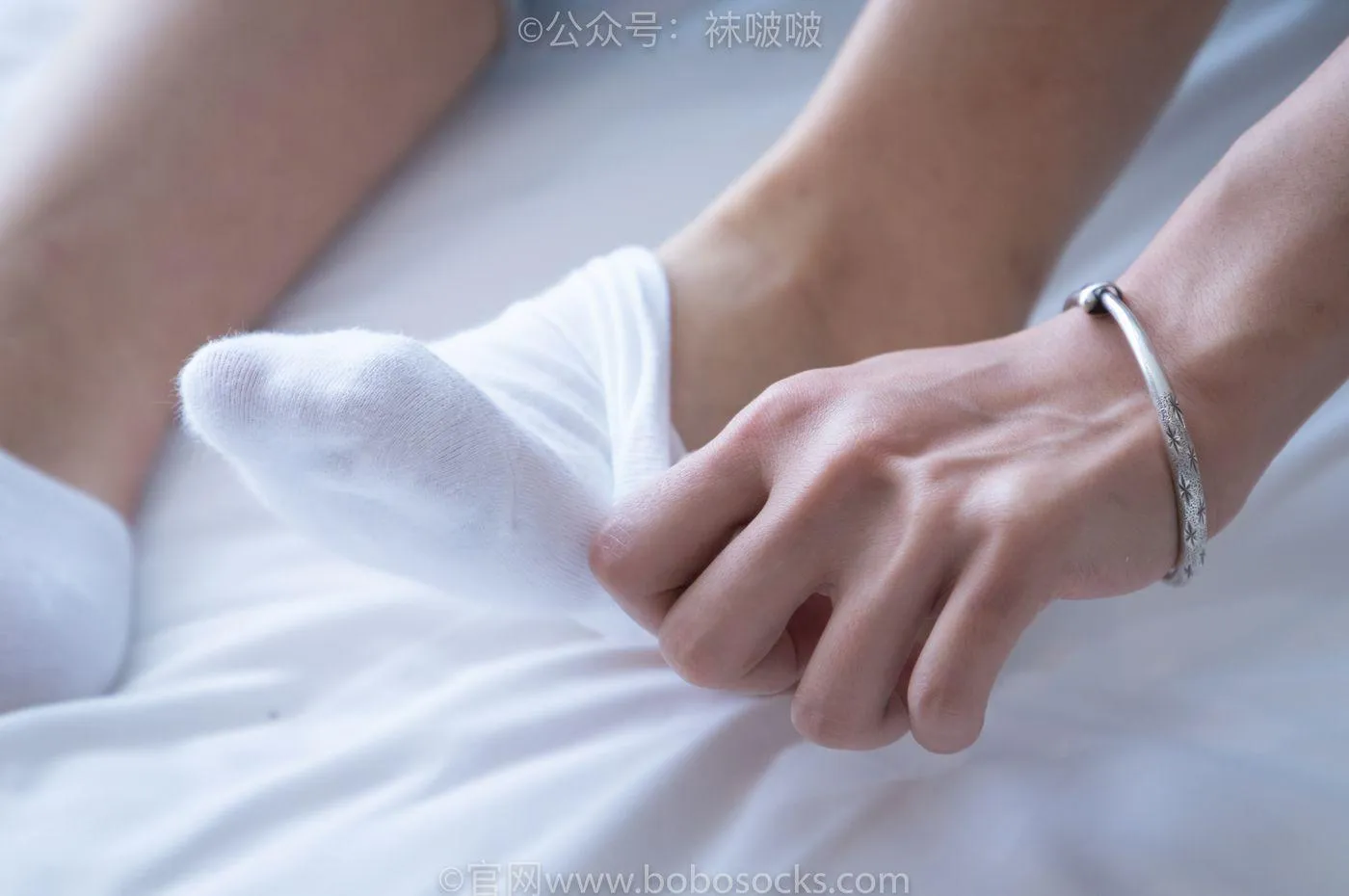 [BoBoSocks袜啵啵]NO.024 涵涵-板鞋、白棉袜、裸足 [134P]插图8